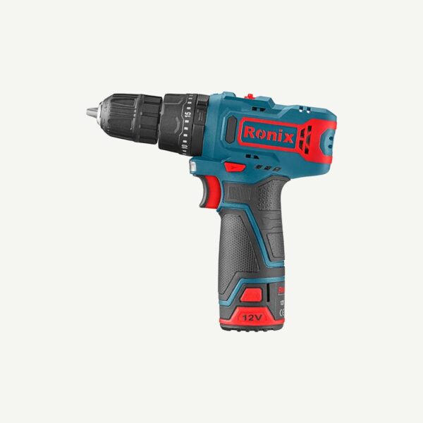 Ronix -  Cordless Drill 12V With 2 Batteries & Fast Charger [8101K]