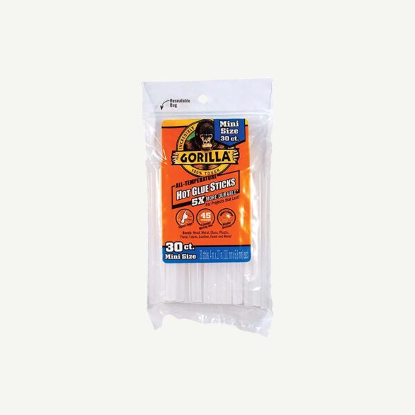 Gorilla Hot Glue 4" Mini 30Ct