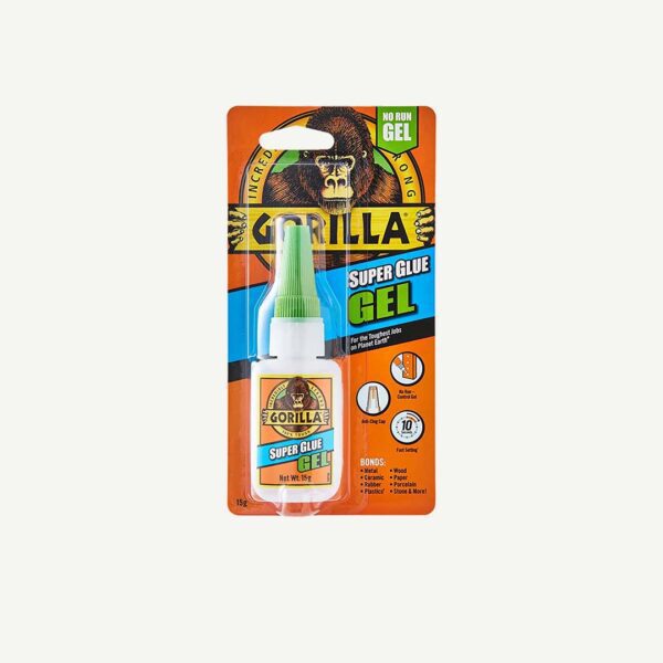 Gorilla Super Glue Gel 15G Bottle