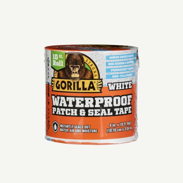 Gorilla 10Ft Waterproof Patch & Seal White Tape [101895]