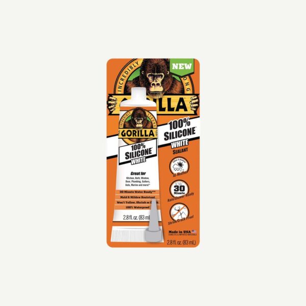 Gorilla Caulk & Seal White 2.8Oz [108324]