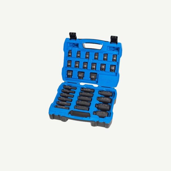 Kincrome 30Pcs Impact Socket Set  - 1/2" Drv Met Kin-K2097
