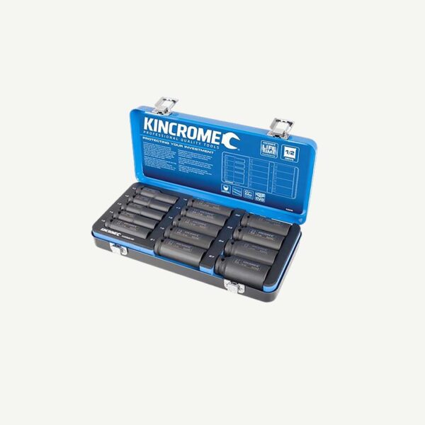 Kincrome Impact Deep Socket Set 1/2 14P-Met Kink28206