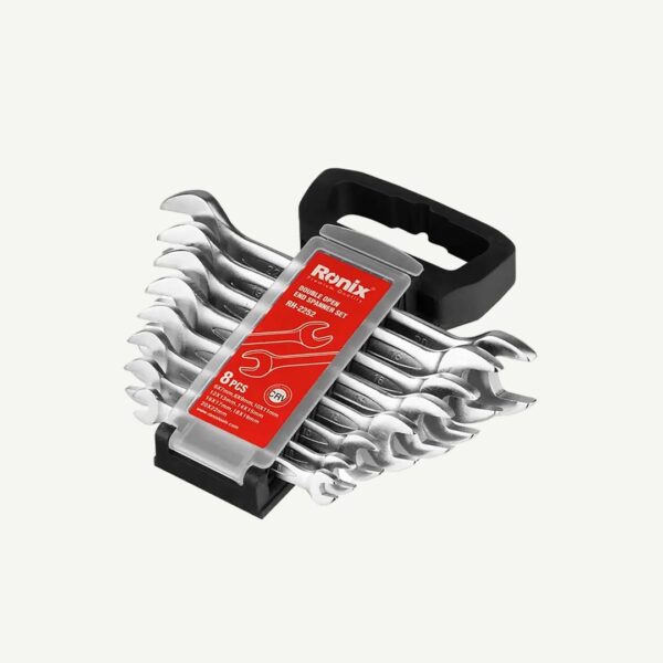 Ronix - 8Pcs Crv Double Open Spanner Set [Rh2252]