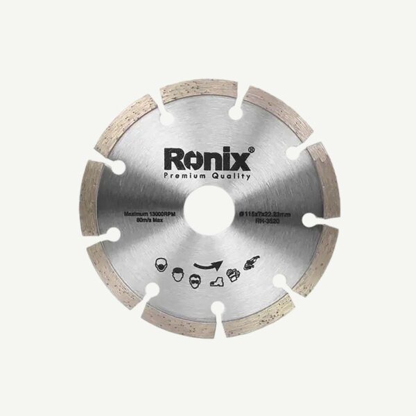 Ronix - Blade Diamond Cutting Disc 115Mm X Dry 7 X 22.23 [Rh3520]