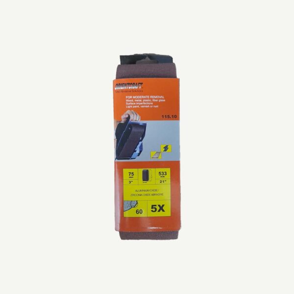 Sanding Belt P60 75Mm X 533Mm