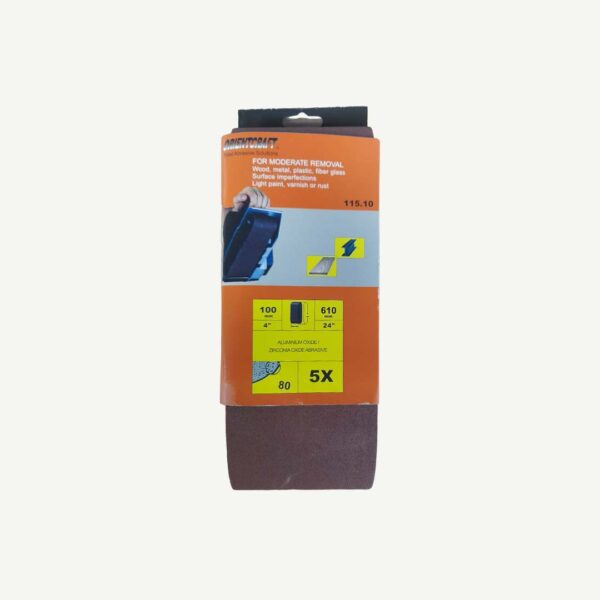 Sanding Belt P80 75Mm X 533Mm