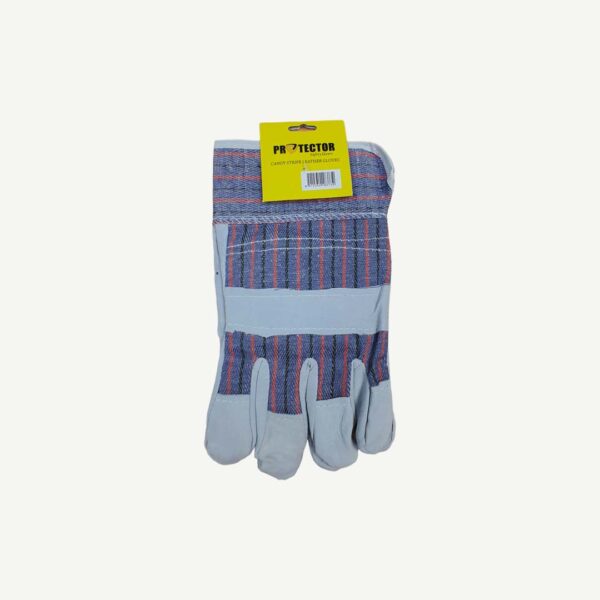 Candy Stripe Leather Gloves