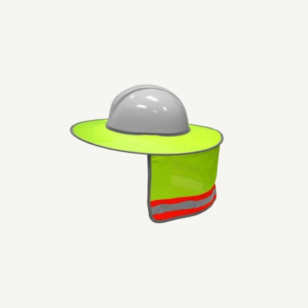Safety Visor Sun Protection Foldaway Lime