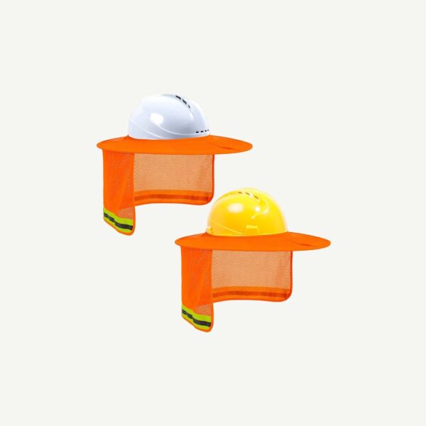 Safety Visor Sun Protection Foldaway Orange