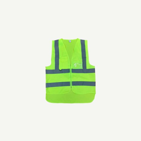 Safety Vest With Pocket/Tail Type Fluro Green-4Xl