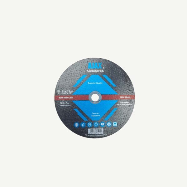 Wheel Metal Cutting 230Mm [9"] X 2.5 X 22.2Mm