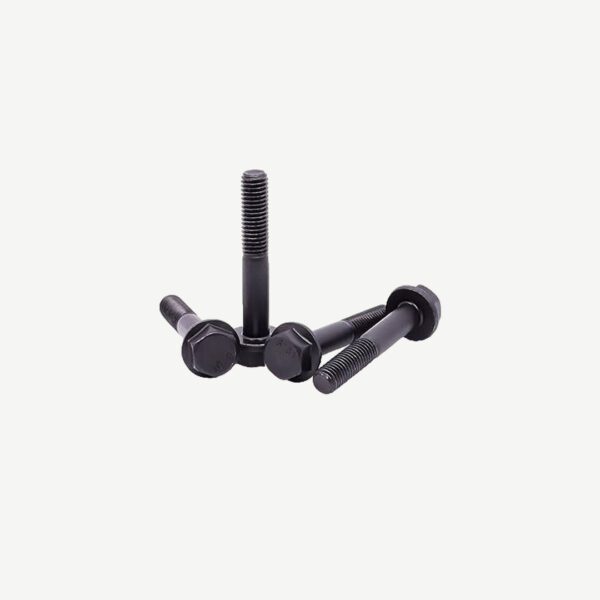 Bolt & Nut Hexagon Head Plain Finish Black M8 X 100 Grade 4.6